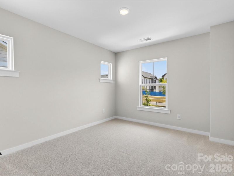 Spacious, unfurnished interior of a new home in North Creek Village - Townhomes, Huntersville (Image 23). Spacious, unfurnished interior of a new home in North Creek Village - Townhomes, Huntersville (Image 23).