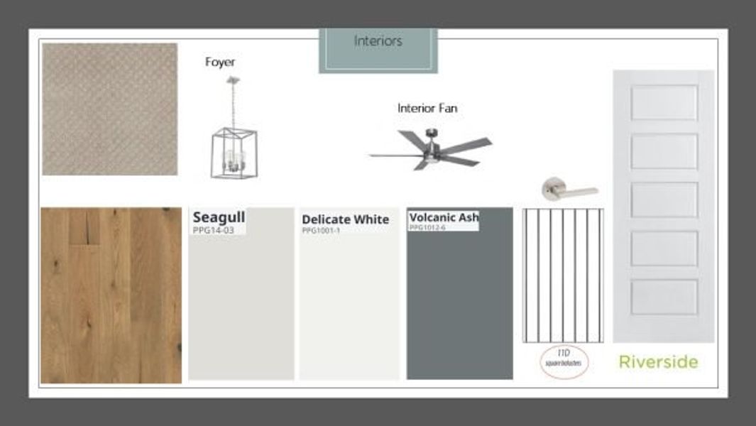 Sample of building materials used in homes in Rio Vista at Kelly Ranch, Aledo (Image 23).