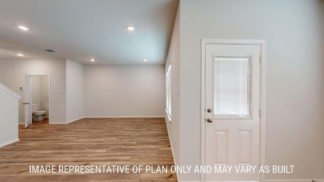 Representative unfurnished interior of a home built from the Emma by D.R. Horton in Yowell Ranch, Killeen (Image 20). Representative unfurnished interior of a home built from the Emma by D.R. Horton in Yowell Ranch, Killeen (Image 20).
