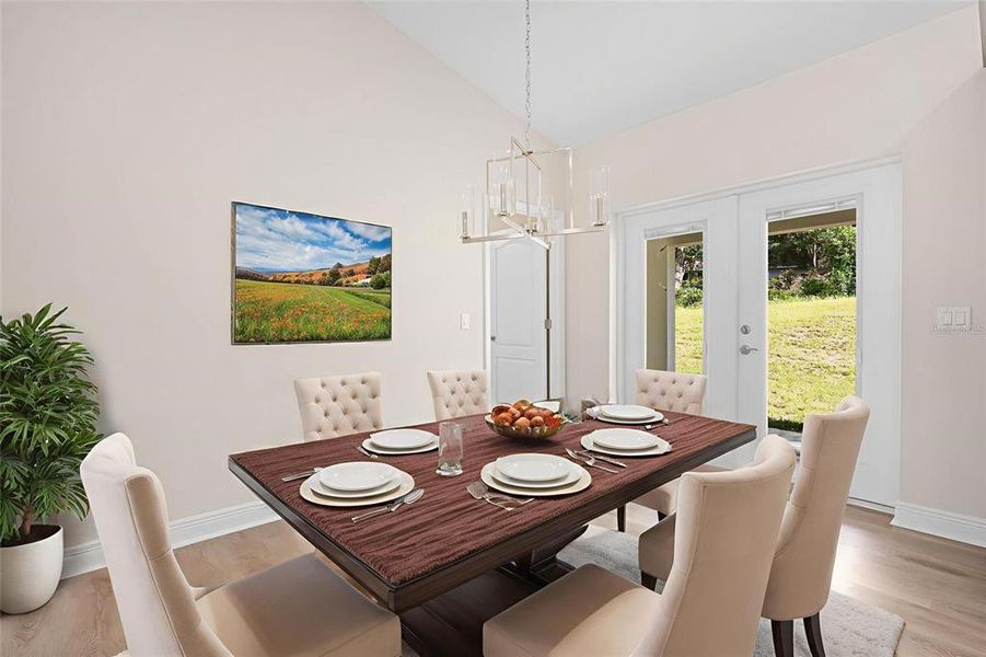 Furnished interior view inside a new home in , Ocala (Image 8).