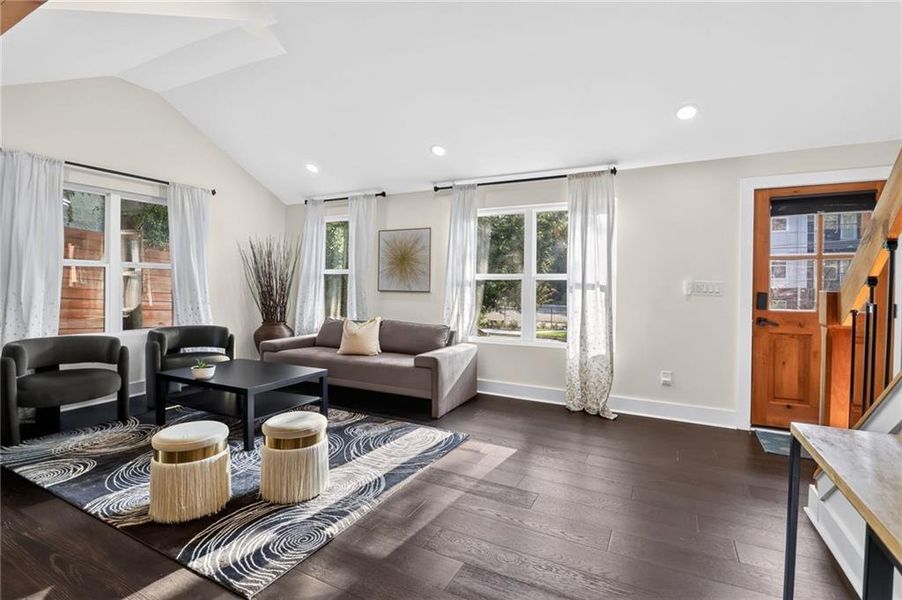 Furnished interior view inside a new home in , Atlanta (Image 7).