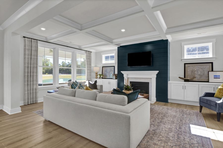 Furnished interior view inside a new home in , Summerville (Image 16).