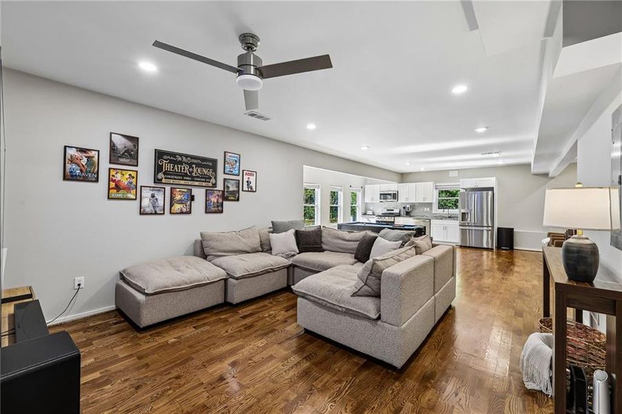 Furnished interior view inside a new home in , Flowery Branch (Image 29).