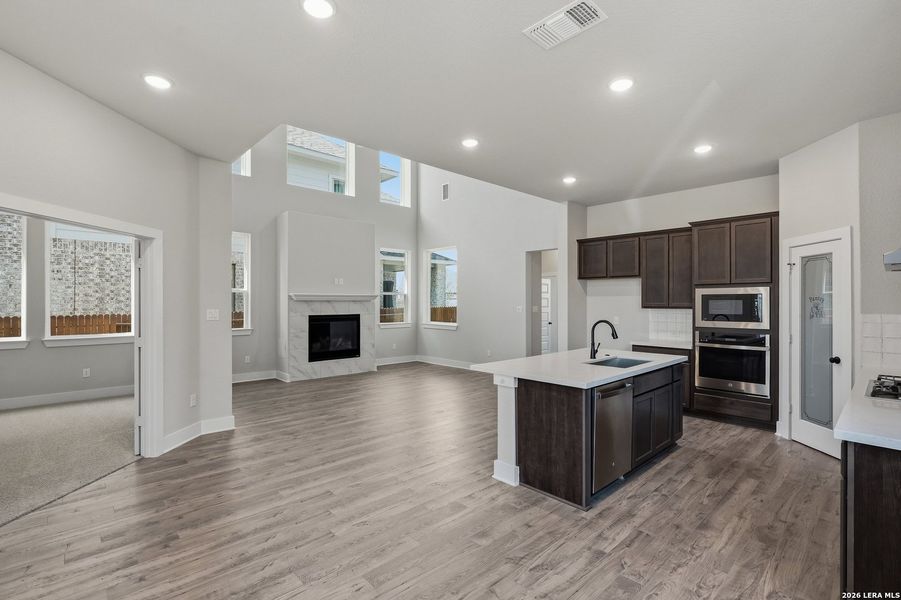 Furnished interior view inside a new home in Stillwater Ranch, San Antonio (Image 9).