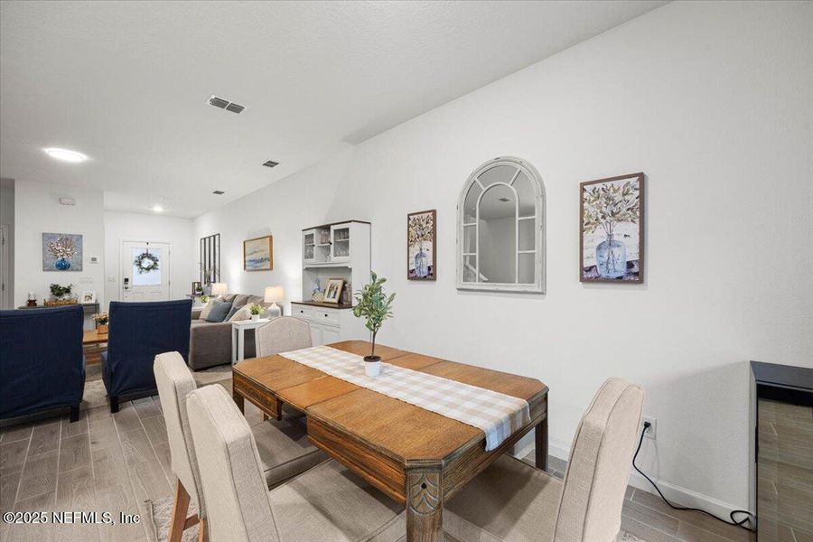 Furnished interior view inside a new home in Shearwater: Affordable Luxury Townhomes, St. Augustine (Image 5).