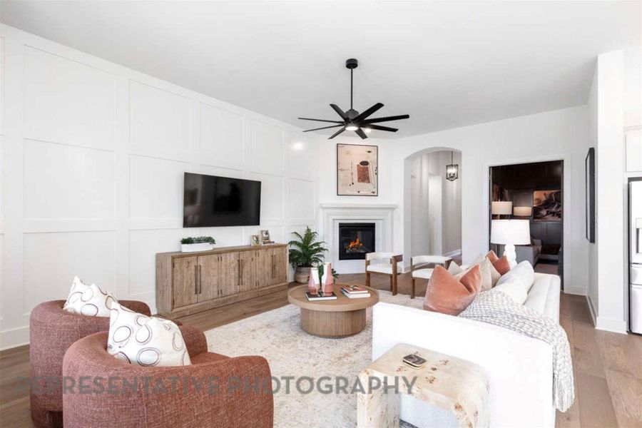 Furnished interior view inside a new home in COLTON, Todd Mission (Image 18). Furnished interior view inside a new home in COLTON, Todd Mission (Image 18).