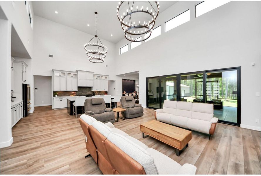 Open concept living area Open concept living area