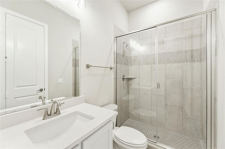 Furnished interior view inside a new home in Chaparral Park, Oak Point (Image 12).