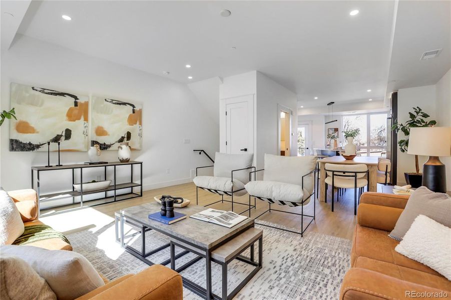 Furnished interior view inside a new home in , Arvada (Image 35).