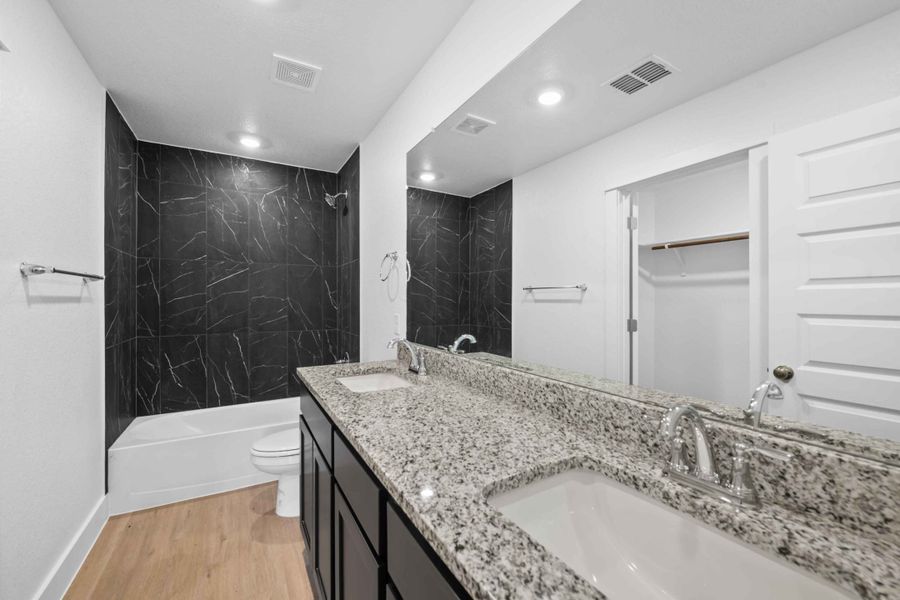 Furnished interior view inside a new home in College Park Townhomes, Troy (Image 5). Furnished interior view inside a new home in College Park Townhomes, Troy (Image 5).