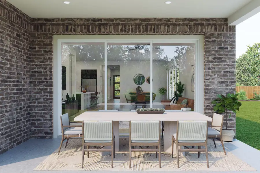 Representative exterior details of a home built from the Bluebird by Tri Pointe Homes in Oakhill Reserve, Tomball (Image 3).