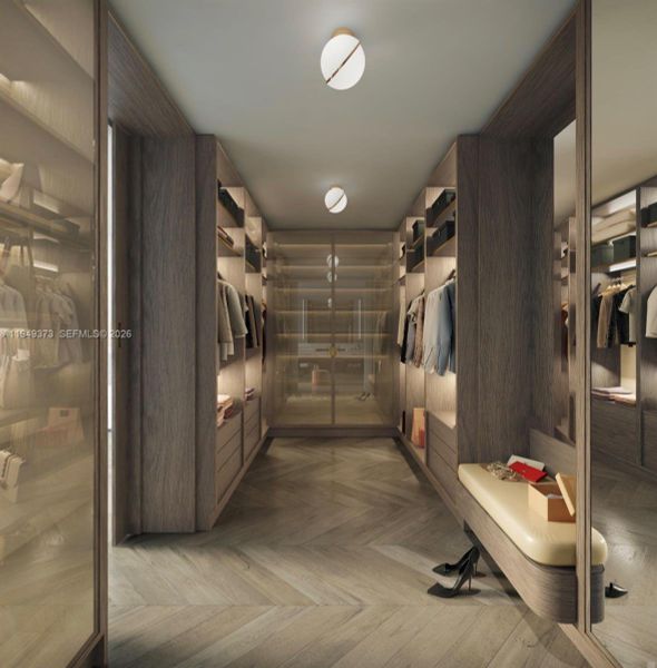 Furnished interior view inside a new home in , Miami (Image 10). Furnished interior view inside a new home in , Miami (Image 10).