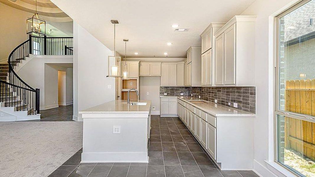 Representative furnished interior of a home built from the The Fairfax III by Westin Homes in The Trails, New Caney (Image 11).