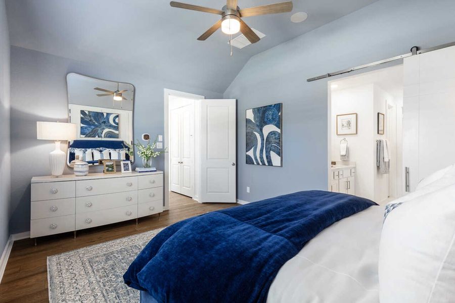 Representative Primary Bedroom - some options shown