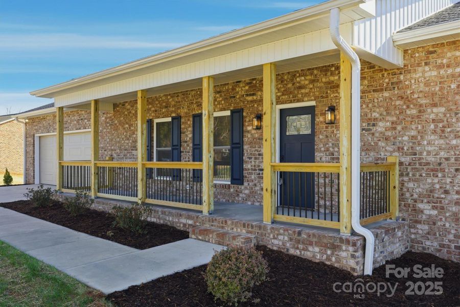 Exterior details and patio area of a home in , Morganton (Image 16).