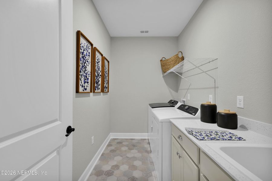 Furnished interior view inside a new home in , St. Augustine (Image 15).