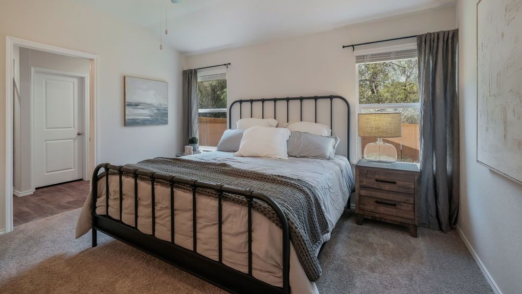 Furnished interior view inside a new home in Tamarron, Fulshear (Image 15).