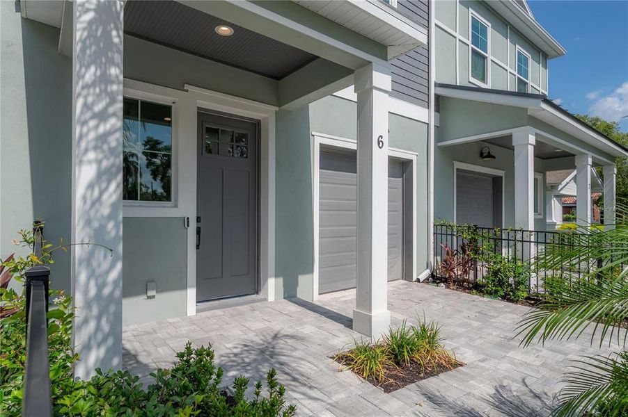 Exterior details and patio area of a home in , Tampa (Image 26).