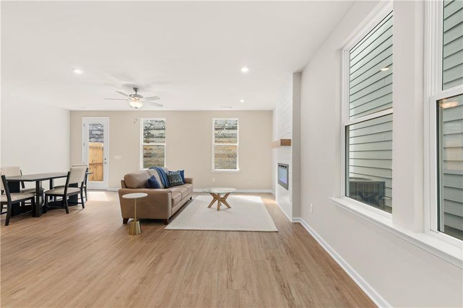 Furnished interior view inside a new home in The Village at Shallowford, Kennesaw (Image 7).