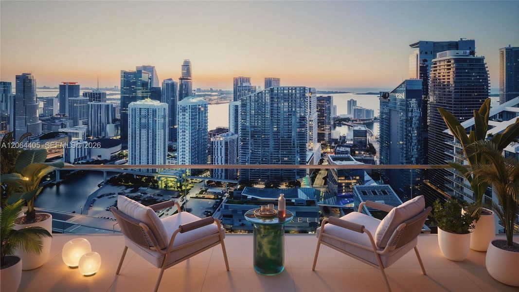 Condo located in Miami, FL showcasing its design and architecture (Image 3).