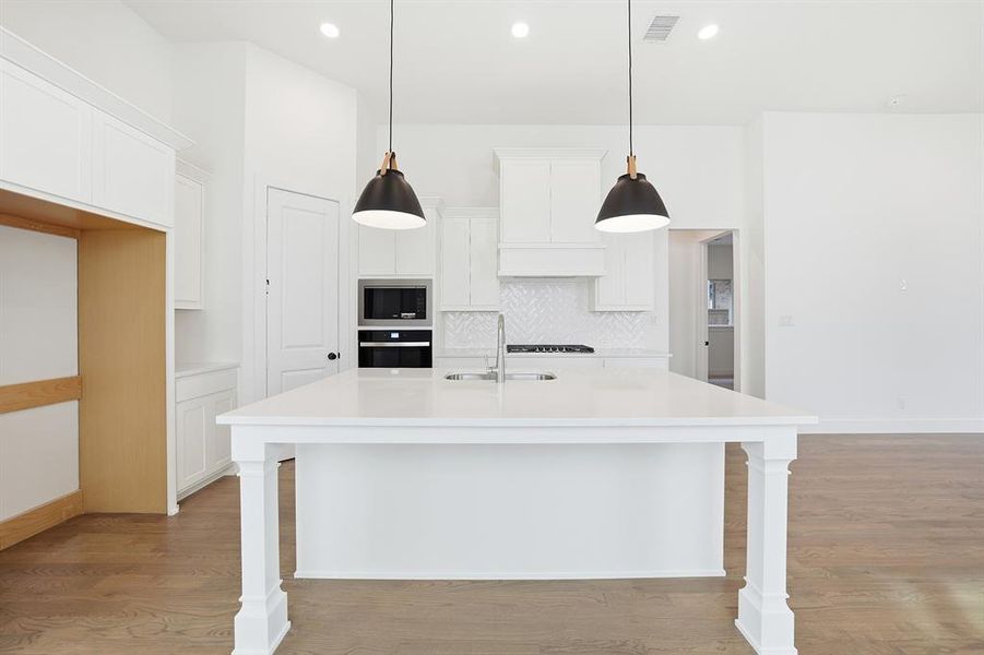 Furnished interior view inside a new home in Cottages of Celina, Celina (Image 9).