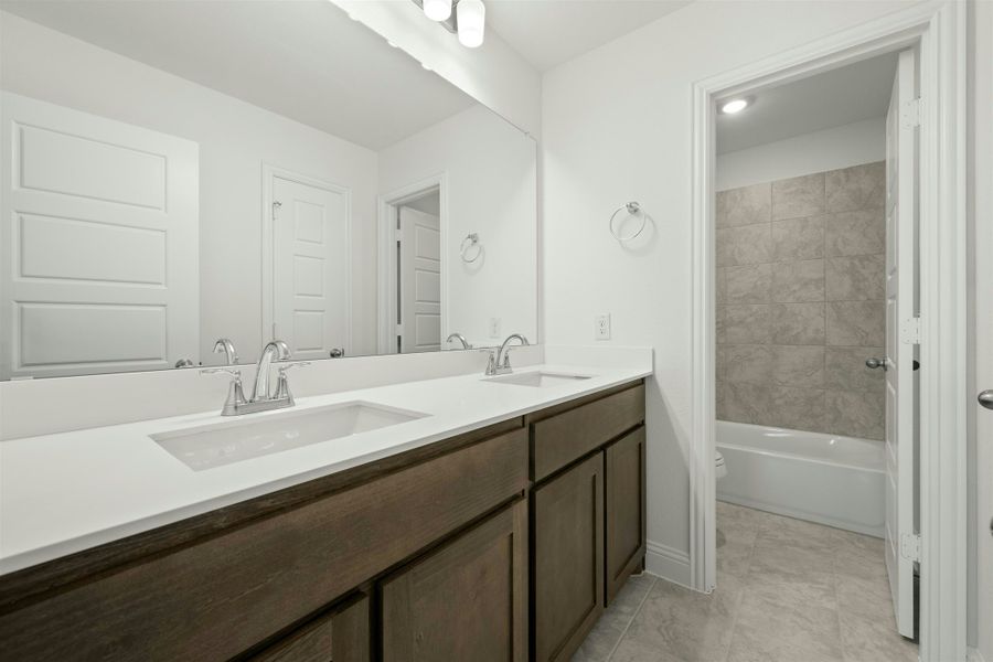 Representative furnished interior of a home built from the Cherry by Kindred Homes in Westside Preserve, Midlothian (Image 44).