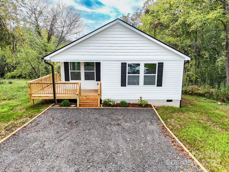 Front exterior of a new home in , Black Mountain, NC, highlighting curb appeal (Image 26).