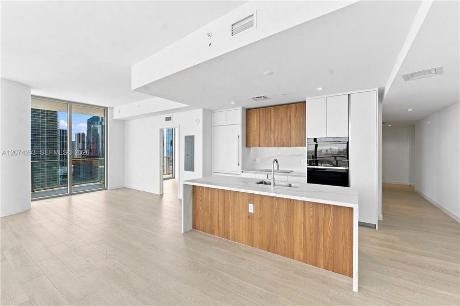 Furnished interior view inside a new home in , Miami (Image 9).
