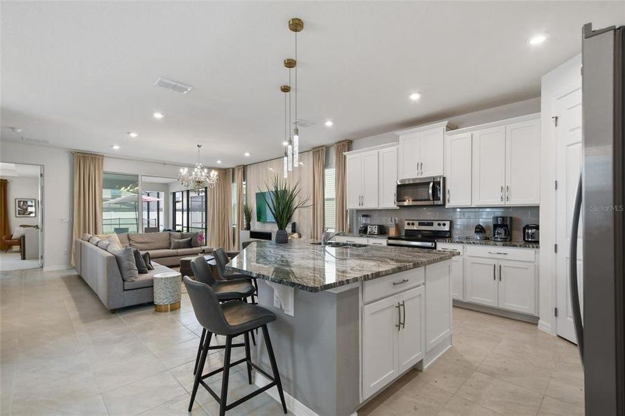 Furnished interior view inside a new home in , Kissimmee (Image 14).