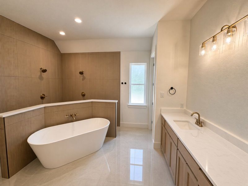 Furnished interior view inside a new home in Overton Oaks, Paradise (Image 4). Furnished interior view inside a new home in Overton Oaks, Paradise (Image 4).