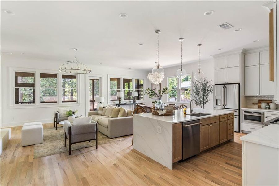 Furnished interior view inside a new home in , Marietta (Image 4).