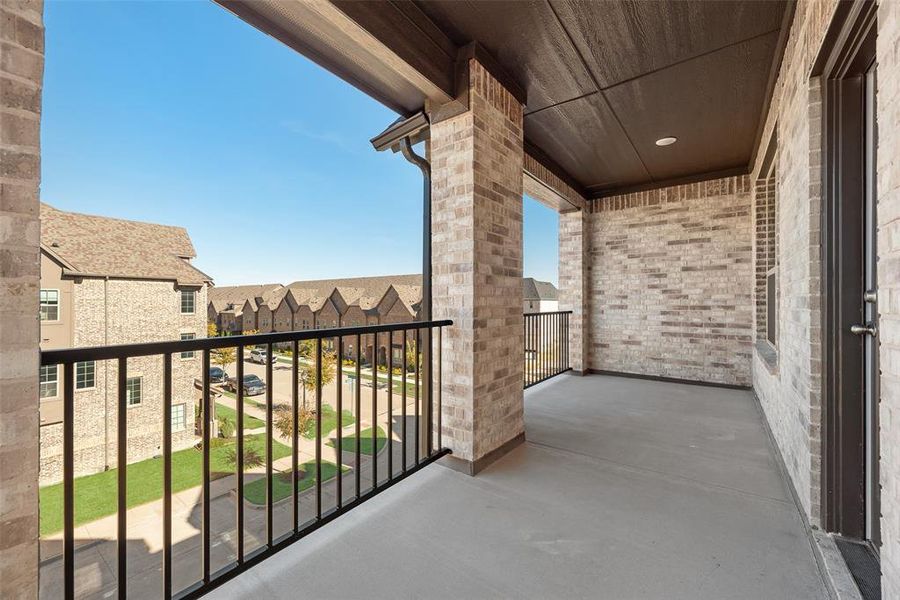 Exterior details and patio area of a home in , Frisco (Image 20).