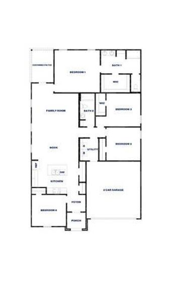 2D floor plan layout of this home in Mill Creek, Magnolia, TX (Image 2). 2D floor plan layout of this home in Mill Creek, Magnolia, TX (Image 2).