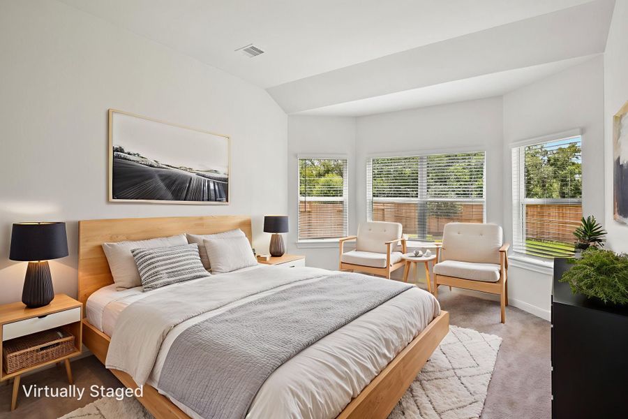 Furnished interior view inside a new home in Pine Lake Cove - Classic Series, Montgomery (Image 5).