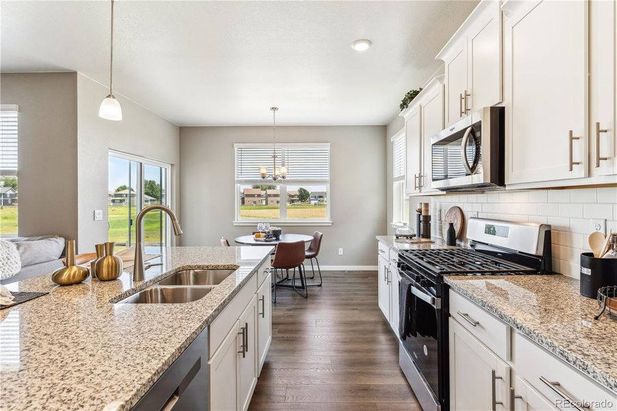 Furnished interior view inside a new home in Ridge at Johnstown, Johnstown (Image 14).