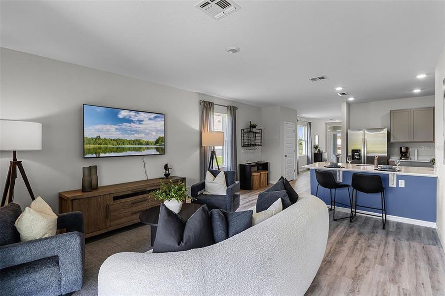 Furnished interior view inside a new home in Villamar, Winter Haven (Image 15). Furnished interior view inside a new home in Villamar, Winter Haven (Image 15).