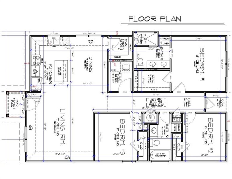 2D floor plan layout of this home in , Gatesville, TX (Image 3).