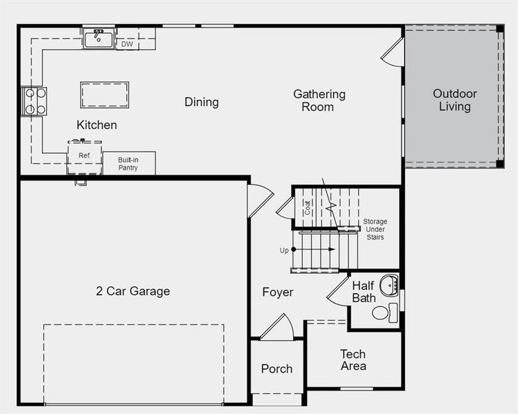 Structural options added include: Covered outdoor living, open stair railing and pre plumb for future water softener.