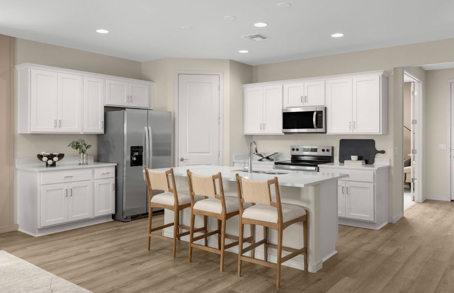 Representative furnished interior of a home built from the Lantana by Pulte Homes in Festival Foothills, Buckeye (Image 15).