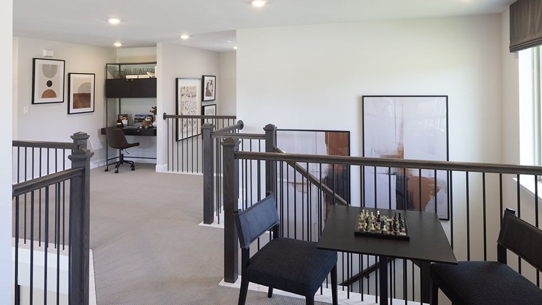 Furnished interior view inside a new home in The Ridge at Northlake, Northlake (Image 11). Furnished interior view inside a new home in The Ridge at Northlake, Northlake (Image 11).