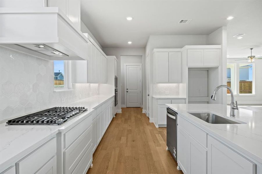 Furnished interior view inside a new home in The Heights at Uptown Celina, Celina (Image 8). Furnished interior view inside a new home in The Heights at Uptown Celina, Celina (Image 8).