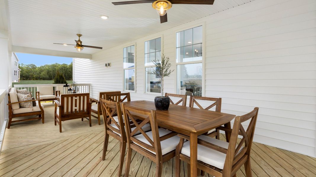 Furnished interior view inside a new home in Blake Pond, Lillington (Image 13).