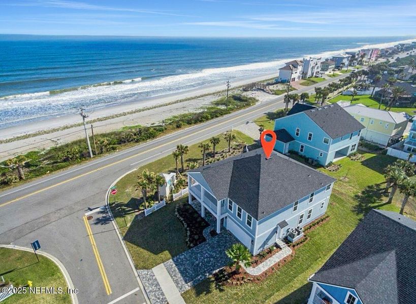 Front exterior of a new home in Seaside Vista, St. Augustine, FL, highlighting curb appeal (Image 26).