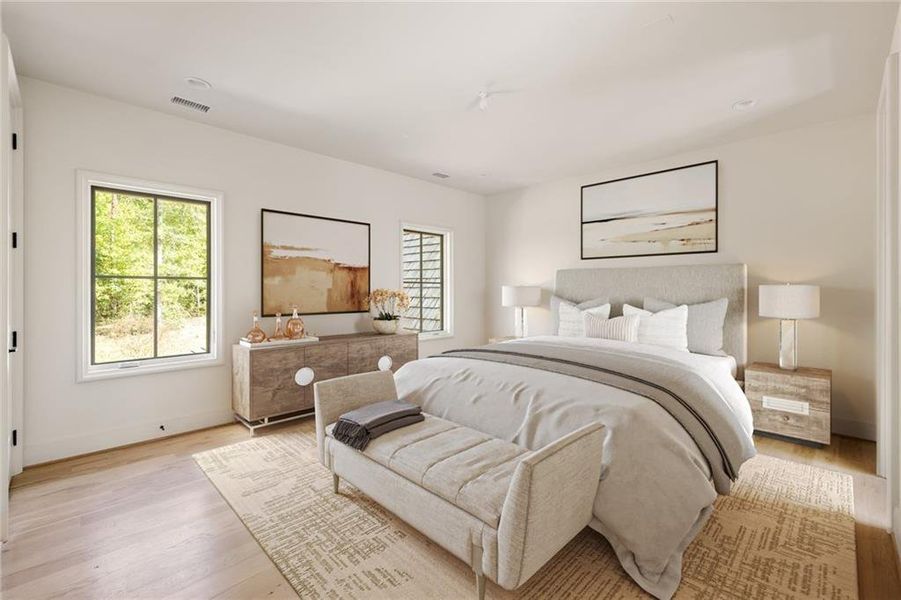 Furnished interior view inside a new home in , Chattahoochee Hills (Image 9).