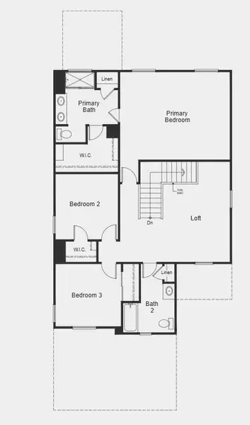 2D floor plan layout for the 2212 by KB Home in Mirador Ridge Blossom, Tucson, AZ (Image 3). 2D floor plan layout for the 2212 by KB Home in Mirador Ridge Blossom, Tucson, AZ (Image 3).