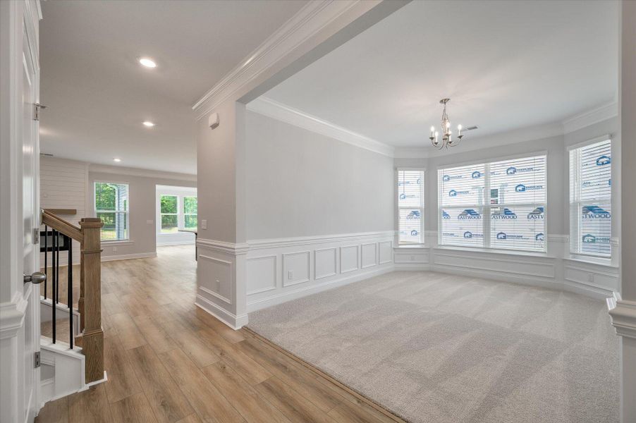 Spacious, unfurnished interior of a new home in Parker's Preserve, Ridgeville (Image 23).