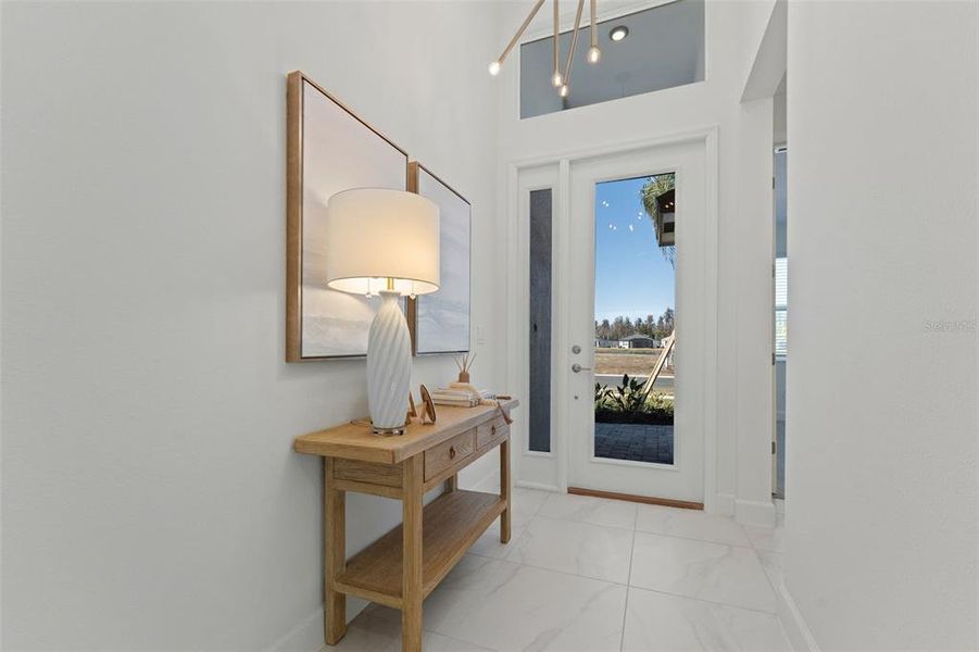Furnished interior view inside a new home in Valencia Ridge, Wesley Chapel (Image 7).
