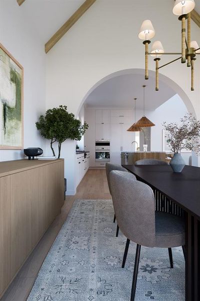Furnished interior view inside a new home in , Dallas (Image 9).