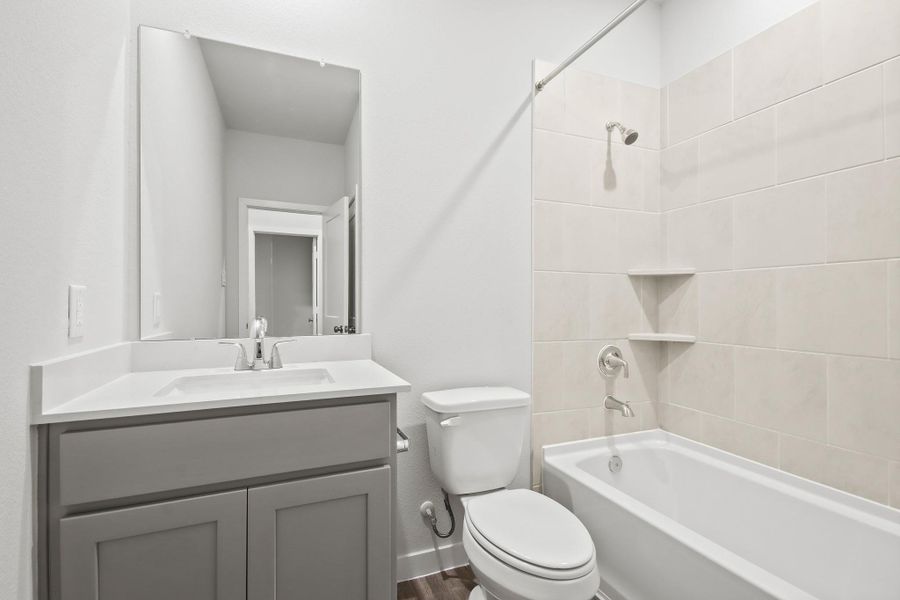 Furnished interior view inside a new home in Lexington Heights, Willis (Image 6).