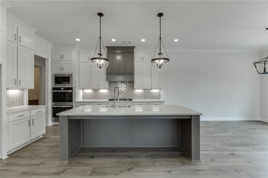 Furnished interior view inside a new home in , Cumming (Image 12).